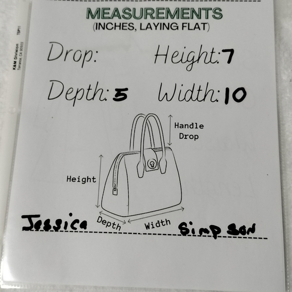 Jessica Simpson Elegant Black Crossbody Bag - Picture 10 of 10